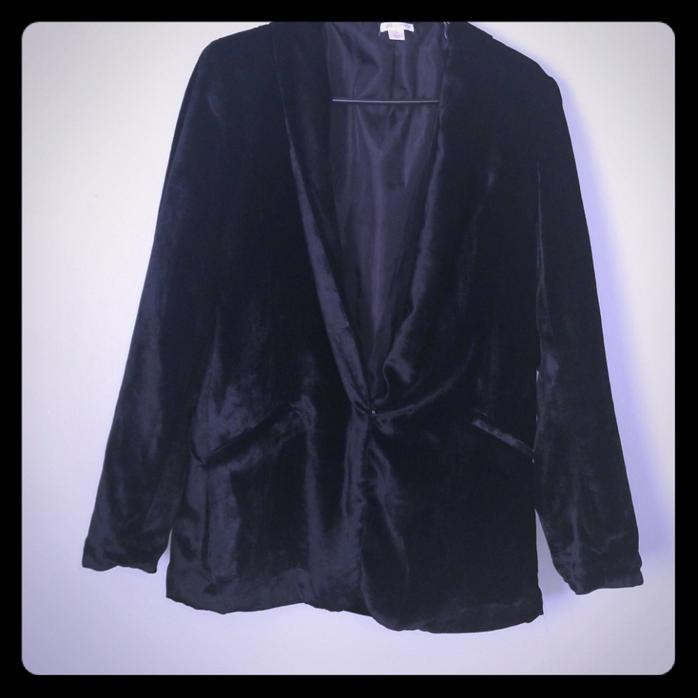 Velvet jacket/suit coat